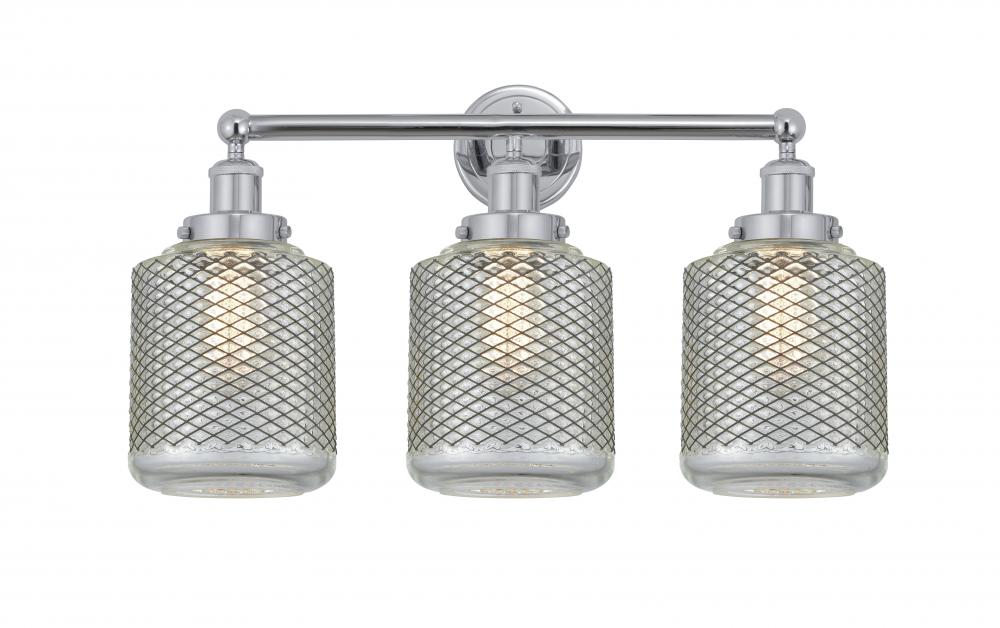 Stanton - 3 Light - 24 inch - Polished Chrome - Bath Vanity Light