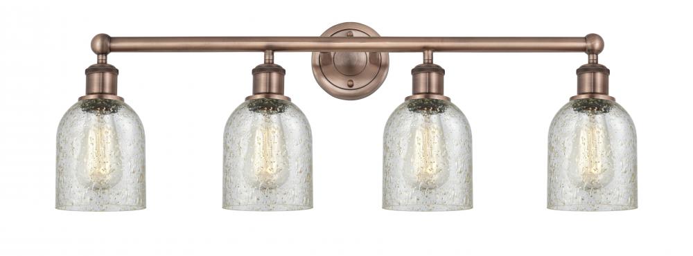 Caledonia - 4 Light - 32 inch - Antique Copper - Bath Vanity Light