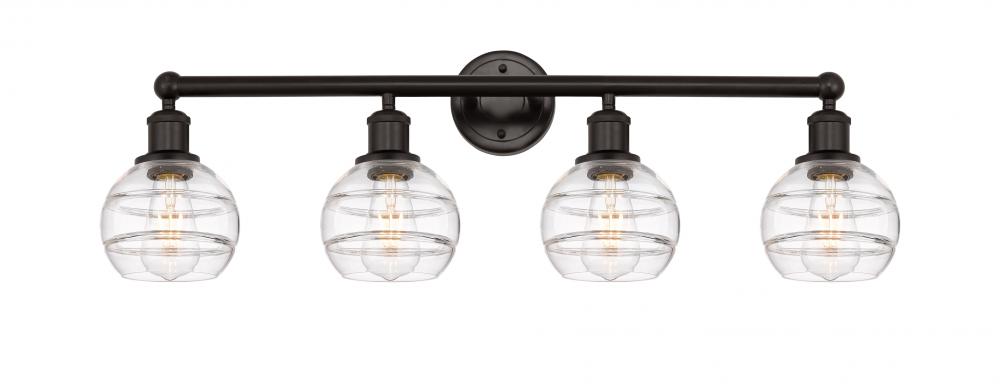 Rochester - 4 Light - 33 inch - Oil Rubbed Bronze - Bath Vanity Light