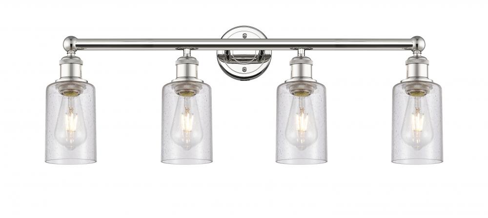 Clymer - 4 Light - 31 inch - Polished Nickel - Bath Vanity Light