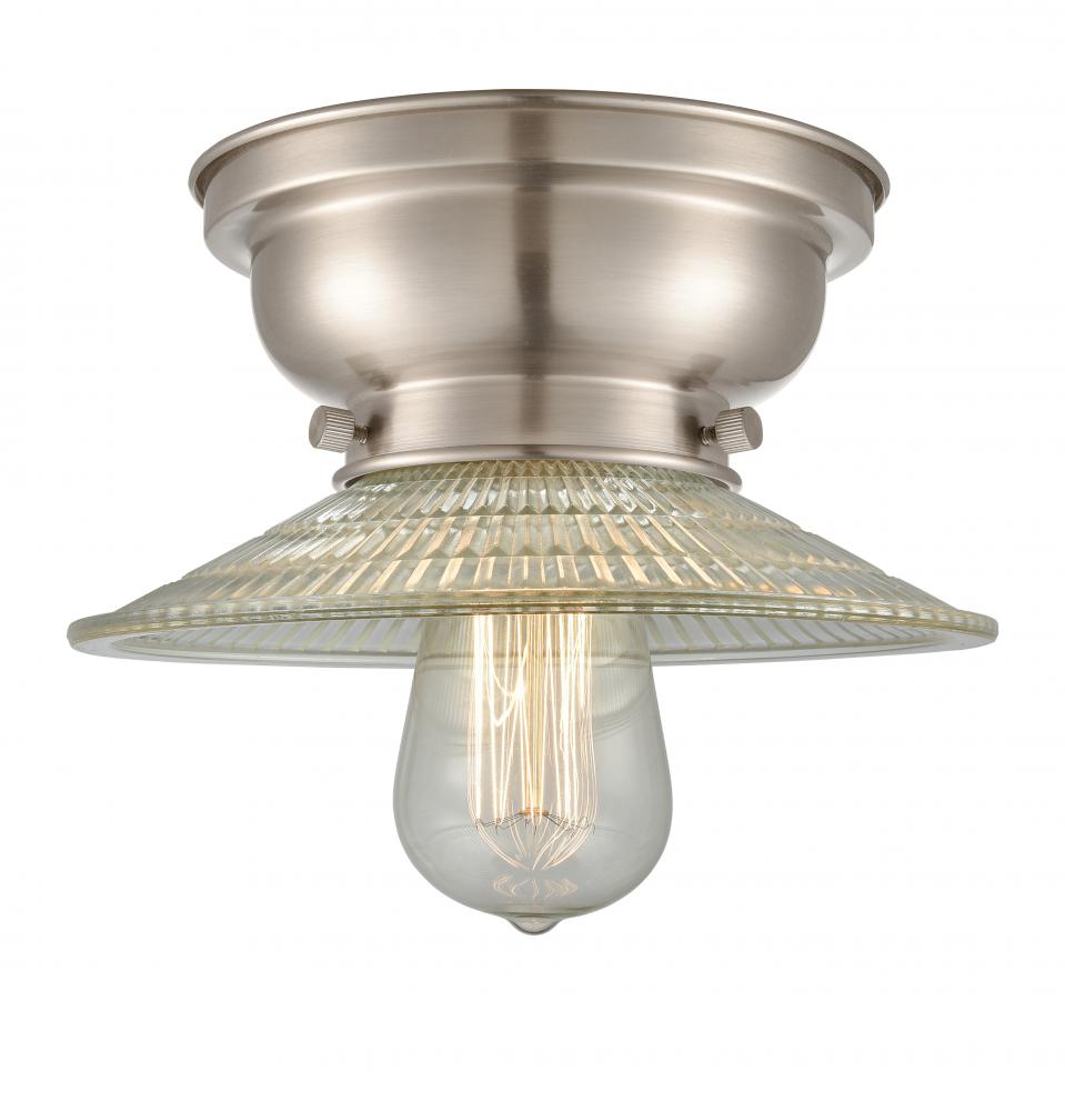 Halophane - 1 Light - 9 inch - Satin Gold - Flush Mount