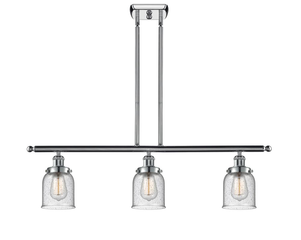 Bell - 3 Light - 36 inch - Polished Chrome - Stem Hung - Island Light