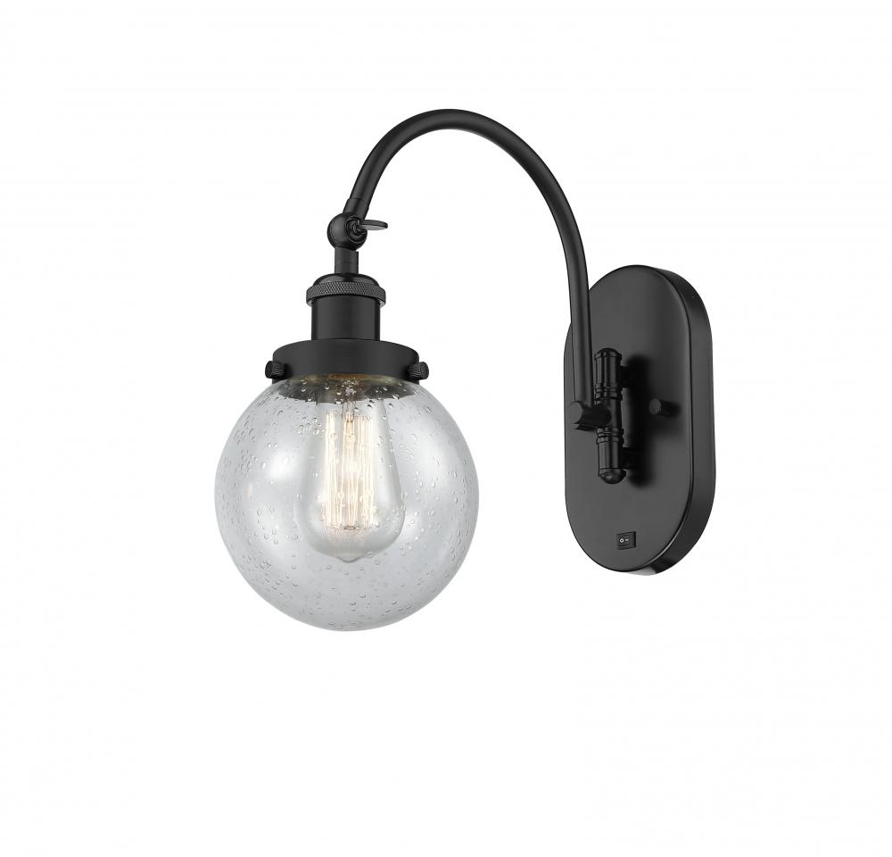 Beacon - 1 Light - 6 inch - Matte Black - Sconce