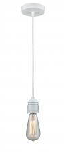 Innovations Lighting 100W-10W-2W - Winchester - 1 Light - 2 inch - White - Cord hung - Mini Pendant