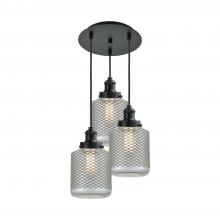 Innovations Lighting 113BK-10BK-1H-BK-G262 - Edison - 3 Light - 10 inch - Matte Black - Cord hung - Multi Pendant