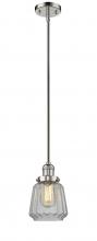 Innovations Lighting 201S-PN-G142 - Chatham - 1 Light - 7 inch - Polished Nickel - Stem Hung - Mini Pendant