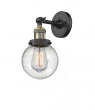 Innovations Lighting 203-BAB-G204-6 - Beacon - 1 Light - 6 inch - Black Antique Brass - Sconce