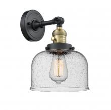 Innovations Lighting 203SW-BAB-G74 - Bell - 1 Light - 8 inch - Black Antique Brass - Sconce