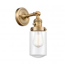 Innovations Lighting 203SW-BB-G312 - Dover - 1 Light - 5 inch - Brushed Brass - Sconce