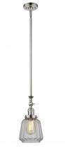 Innovations Lighting 206-PN-G142 - Chatham - 1 Light - 7 inch - Polished Nickel - Stem Hung - Mini Pendant