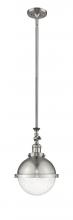 Innovations Lighting 206-SN-HFS-84-SN - Hampden - 1 Light - 9 inch - Brushed Satin Nickel - Stem Hung - Mini Pendant