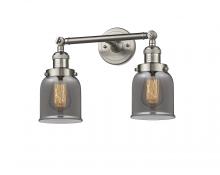 Innovations Lighting 208-SN-G53 - Bell - 2 Light - 16 inch - Brushed Satin Nickel - Bath Vanity Light