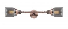 Innovations Lighting 208L-AC-G53 - Bell - 2 Light - 5 inch - Antique Copper - Bath Vanity Light