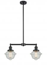 Innovations Lighting 209-OB-G534 - Oxford - 2 Light - 24 inch - Oil Rubbed Bronze - Stem Hung - Island Light