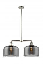 Innovations Lighting 209-PN-G73-L - Bell - 2 Light - 21 inch - Polished Nickel - Stem Hung - Island Light