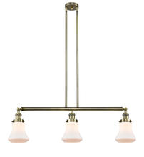 Innovations Lighting 213-AB-G191 - Bellmont - 3 Light - 39 inch - Antique Brass - Stem Hung - Island Light