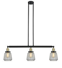 Innovations Lighting 213-BAB-G142 - Chatham - 3 Light - 39 inch - Black Antique Brass - Stem Hung - Island Light