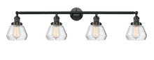 Innovations Lighting 215-BK-G172 - Fulton - 4 Light - 43 inch - Matte Black - Bath Vanity Light