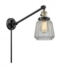 Innovations Lighting 237-BAB-G142 - Chatham - 1 Light - 8 inch - Black Antique Brass - Swing Arm