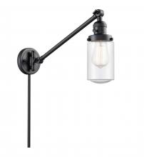 Innovations Lighting 237-BK-G314 - Dover - 1 Light - 5 inch - Matte Black - Swing Arm