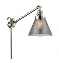 Innovations Lighting 237-PN-G43-LED - Cone - 1 Light - 8 inch - Polished Nickel - Swing Arm