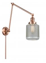 Innovations Lighting 238-AC-G262 - Stanton - 1 Light - 6 inch - Antique Copper - Swing Arm