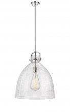 Innovations Lighting 410-1SL-PN-G412-18SDY - Newton Bell - 1 Light - 18 inch - Polished Nickel - Pendant