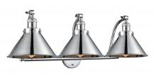 Innovations Lighting 515-3W-PC-M10-PC - Briarcliff 3 Light Bath Vanity Light