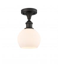 Innovations Lighting 516-1C-OB-G121-6 - Athens - 1 Light - 6 inch - Oil Rubbed Bronze - Semi-Flush Mount