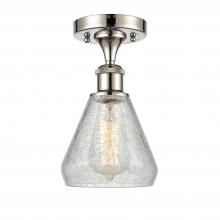 Innovations Lighting 516-1C-PN-G275 - Conesus - 1 Light - 6 inch - Polished Nickel - Semi-Flush Mount