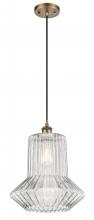 Innovations Lighting 516-1P-BB-G212 - Springwater - 1 Light - 12 inch - Brushed Brass - Cord hung - Mini Pendant