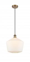 Innovations Lighting 516-1P-BB-G651-12 - Cindyrella - 1 Light - 12 inch - Brushed Brass - Cord hung - Mini Pendant