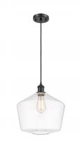 Innovations Lighting 516-1P-BK-G652-12 - Cindyrella - 1 Light - 12 inch - Matte Black - Cord hung - Mini Pendant