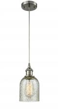 Innovations Lighting 516-1P-SN-G259 - Caledonia - 1 Light - 5 inch - Brushed Satin Nickel - Cord hung - Mini Pendant