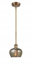 Innovations Lighting 516-1S-BB-G96-LED - Fenton - 1 Light - 7 inch - Brushed Brass - Mini Pendant