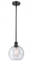 Innovations Lighting 516-1S-BK-G124 - Athens - 1 Light - 8 inch - Matte Black - Mini Pendant