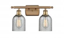 Innovations Lighting 516-2W-BB-G257 - Caledonia - 2 Light - 15 inch - Brushed Brass - Bath Vanity Light