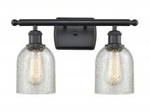 Innovations Lighting 516-2W-BK-G259 - Caledonia - 2 Light - 15 inch - Matte Black - Bath Vanity Light