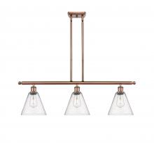 Innovations Lighting 516-3I-AC-GBC-84 - Berkshire - 3 Light - 36 inch - Antique Copper - Cord hung - Island Light