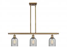 Innovations Lighting 516-3I-BB-G257 - Caledonia - 3 Light - 36 inch - Brushed Brass - Cord hung - Island Light