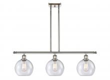 Innovations Lighting 516-3I-PN-G124 - Athens - 3 Light - 36 inch - Polished Nickel - Cord hung - Island Light