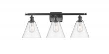 Innovations Lighting 516-3W-OB-GBC-82 - Berkshire - 3 Light - 28 inch - Oil Rubbed Bronze - Bath Vanity Light