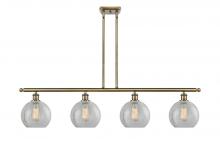 Innovations Lighting 516-4I-AB-G125 - Athens - 4 Light - 48 inch - Antique Brass - Cord hung - Island Light