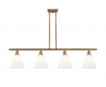 Innovations Lighting 516-4I-BB-GBC-81 - Berkshire - 4 Light - 48 inch - Brushed Brass - Cord hung - Island Light