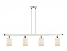 Innovations Lighting 516-4I-WPC-G341 - Hadley - 4 Light - 48 inch - White Polished Chrome - Cord hung - Island Light