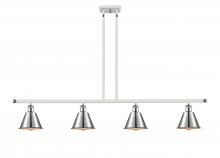 Innovations Lighting 516-4I-WPC-M8 - Smithfield - 4 Light - 48 inch - White Polished Chrome - Cord hung - Island Light