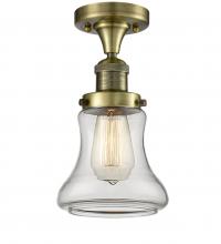 Innovations Lighting 517-1CH-AB-G192 - Bellmont - 1 Light - 6 inch - Antique Brass - Semi-Flush Mount