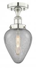 Innovations Lighting 616-1F-PN-G165 - Geneseo - 1 Light - 7 inch - Polished Nickel - Semi-Flush Mount