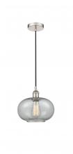 Innovations Lighting 616-1P-PN-G247 - Gorham - 1 Light - 10 inch - Polished Nickel - Cord hung - Mini Pendant