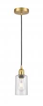 Innovations Lighting 616-1P-SG-G804 - Clymer - 1 Light - 4 inch - Satin Gold - Cord hung - Mini Pendant